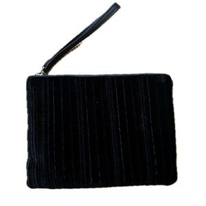 Velvet wristlet/clutch